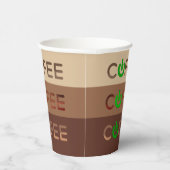 Koffievoeding (groen) papieren bekers (Rechts)