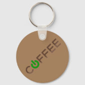 Koffievoeding (groen) sleutelhanger (Achterkant)