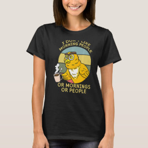 Koffievogelgriep vliegende dieren Nocturale hoende T-shirt