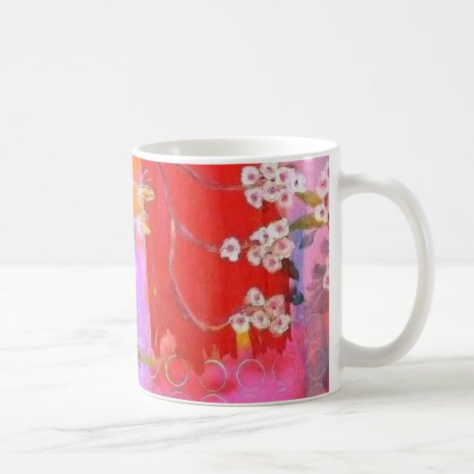 Koffievormig Mok-lentestuin met rand Koffiemok (Rechts)