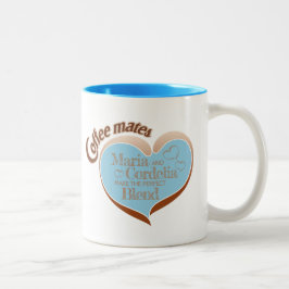 Koffievrienden Twee-tint koffiekop Tweekleurige Koffiemok