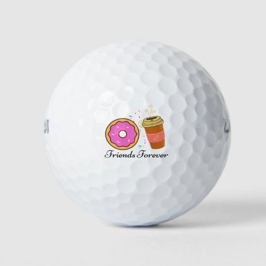 koffievrienden voor altijd doneren golfballen (Voorkant)