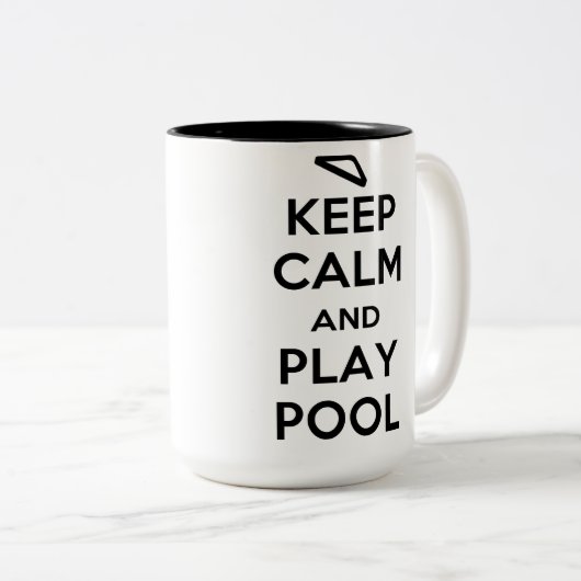 Koffievrije Mok in de pool houden (Voorkant rechts)