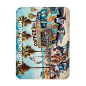 Koffiewagen Venice Beach Magneet (Verticaal)
