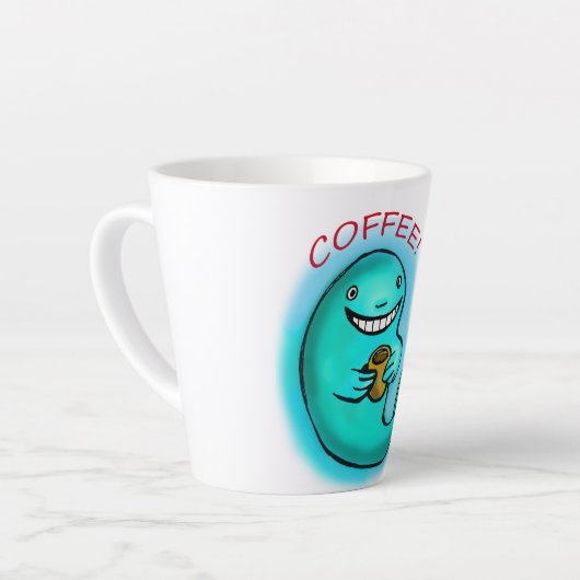 koffiewalvis latte mok (Linkerhoek)