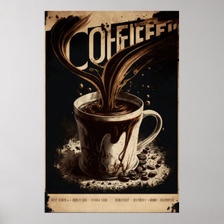  Koffiewandkunst Poster