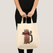 KoffieWaterverf Canvas tas (Voorkant (product))