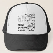 Koffieweek- en bierweek trucker pet (Voorkant)