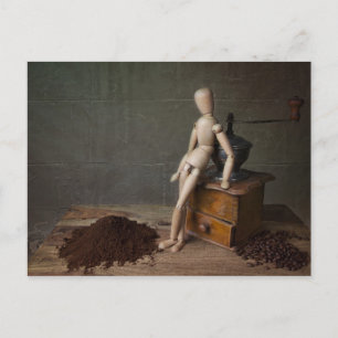 Koffiewerknemer Briefkaart