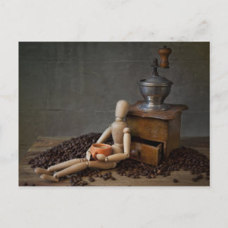 Koffiewerknemer Briefkaart
