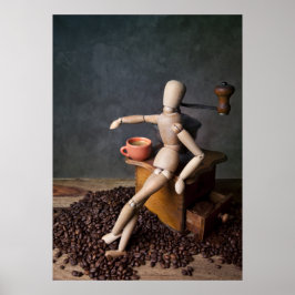 Koffiewerknemer Poster