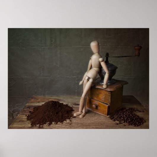 Koffiewerknemer Poster (Voorkant)