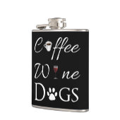 Koffiewijn Dogs Fles Heupfles (Links)