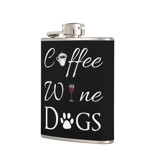Koffiewijn Dogs Fles Heupfles (Links)