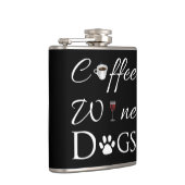 Koffiewijn Dogs Fles Heupfles (Rechts)
