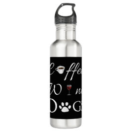 Koffiewijn Dogs Water Fles