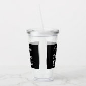 Koffiewijn Honden Acrylknollen Acryl Drinkbeker (Links)