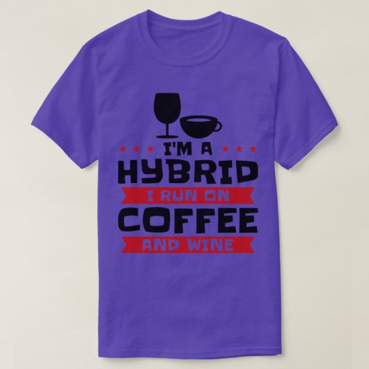 Koffiewijn Hybride alcohol Koffieadvies1 T-shirt (Design voorkant)