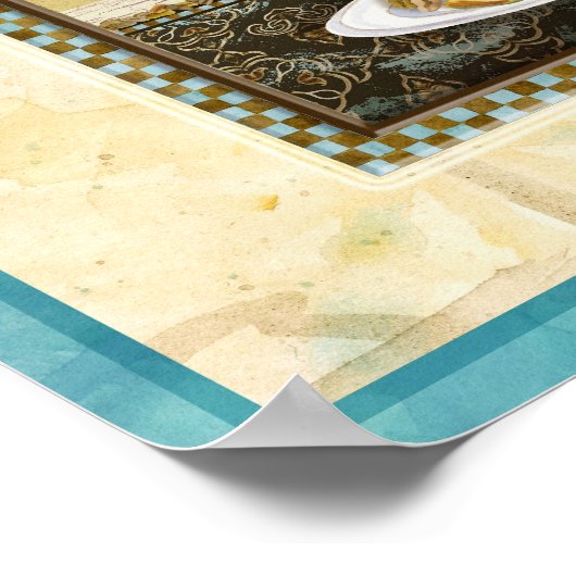 Koffiewinkel 24 uur open, Audrey Jeanne Roberts Poster (Hoek)