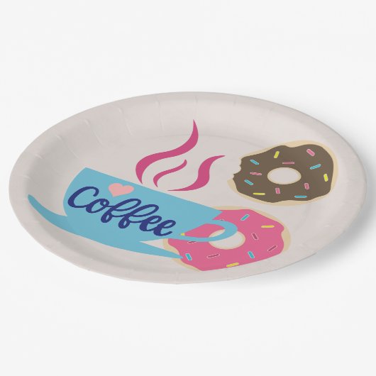 Koffiewinkel A Papieren Bordje (Gekanteld)