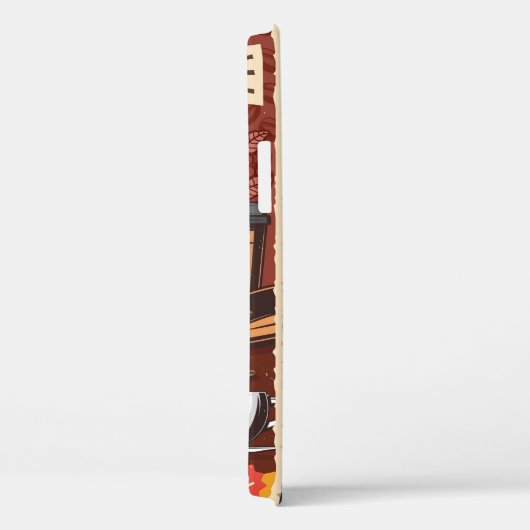 Koffiewinkel   banners, cafetaria en Case-Mate iPhone case (Achterkant / Rechts)