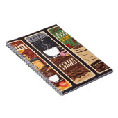 Koffiewinkel banners, cafetaria en notitieboek (Rechterzijde)