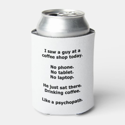 Koffiewinkel Blikjeskoeler (Blikje Voorkant)