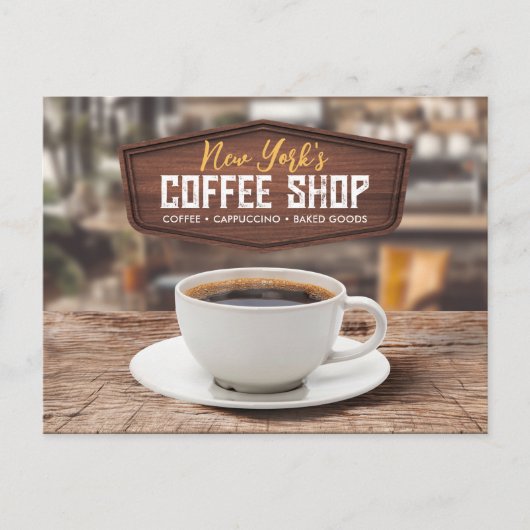 Koffiewinkel Cafe Briefkaart (Voorkant)