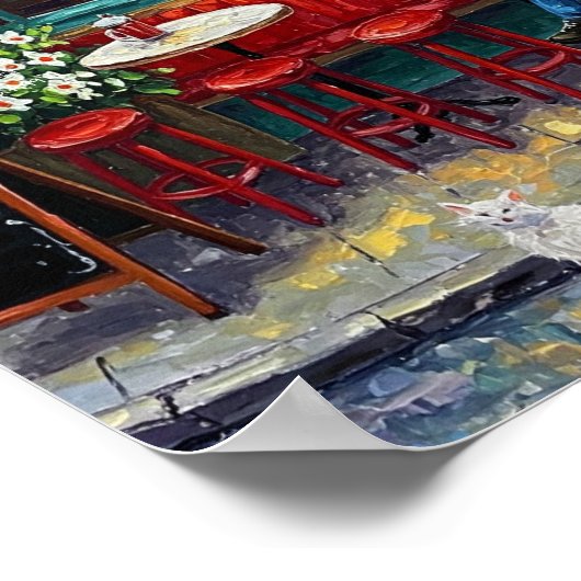 Koffiewinkel Cafe Poster (Hoek)