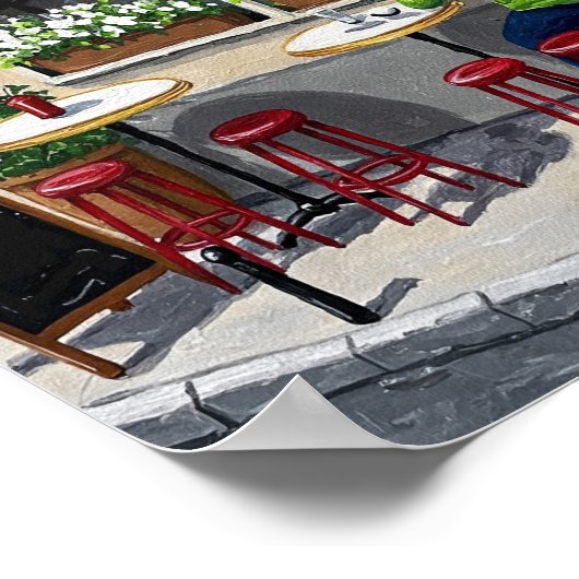 Koffiewinkel Cafe Poster (Hoek)