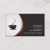 Koffiewinkel en Visitekaartjes voor bakkerijen (Achterkant)