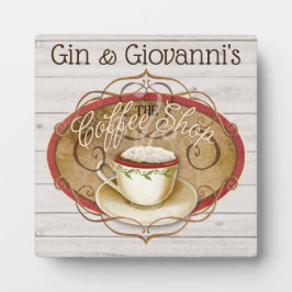 Koffiewinkel Fotoplaat