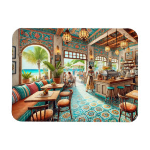 Koffiewinkel in Cancun, Mexico Magneet