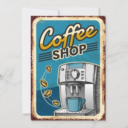 Koffiewinkel Kaart (Voorkant)