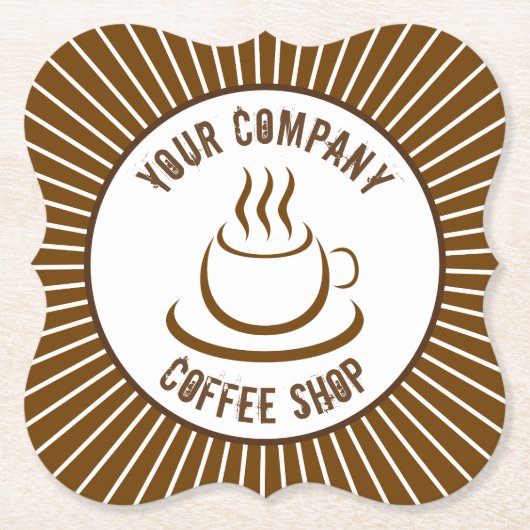 Koffiewinkel Kartonnen Onderzetters (Voorkant)