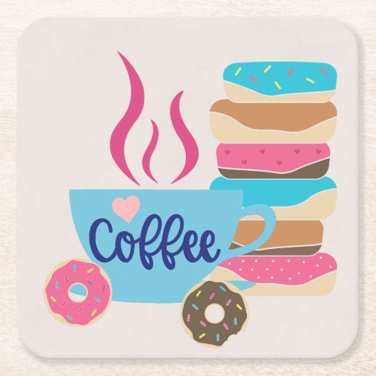 Koffiewinkel Kartonnen Onderzetters (Voorkant)