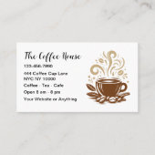 Koffiewinkel Klant beloont Visitekaartjes (Voorkant)