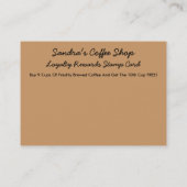 Koffiewinkel Klantenkaartje (Achterkant)