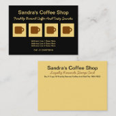 Koffiewinkel Klantenkaartje (Voorkant / Achterkant)