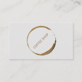 Koffiewinkel - koffievlek visitekaartje
