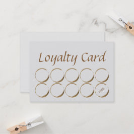 Koffiewinkel-logo - koffievlek klantenkaartje