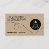 Koffiewinkel Loyaliteit Beloont Visitekaartjes (Voorkant)