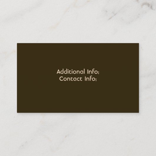 Koffiewinkel Loyalty Kaart 3 (Achterkant)