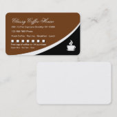 Koffiewinkel Loyalty-kaart Klantenkaartje (Voorkant / Achterkant)