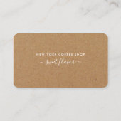 Koffiewinkel - Loyalty - Rustic Kraft (Achterkant)