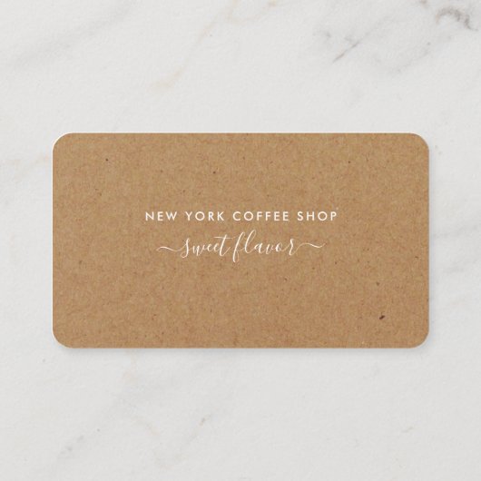 Koffiewinkel - Loyalty - Rustic Kraft (Achterkant)