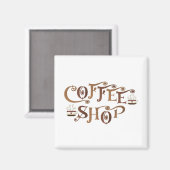Koffiewinkel Magneet (Voorkant / Achterkant)