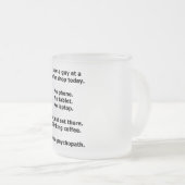 Koffiewinkel Matglas Koffiemok (Voorkant rechts)