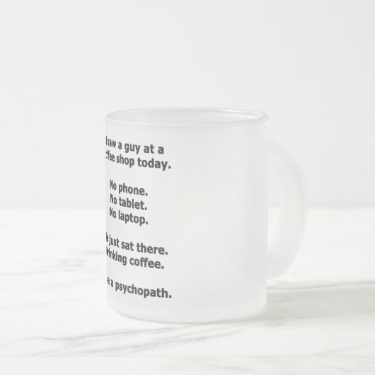 Koffiewinkel Matglas Koffiemok (Voorkant rechts)