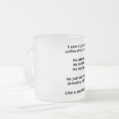 Koffiewinkel Matglas Koffiemok (Voorkant links)